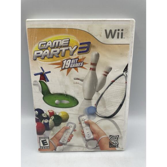 Game Party 3 (Nintendo Wii, 2009) CIB Complete Tested & Working Free Shipping - Picture 1 of 4